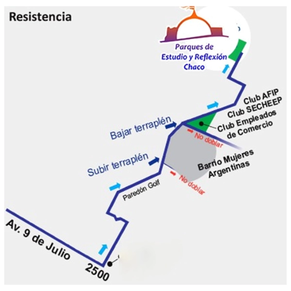 como llegar a parque chaco