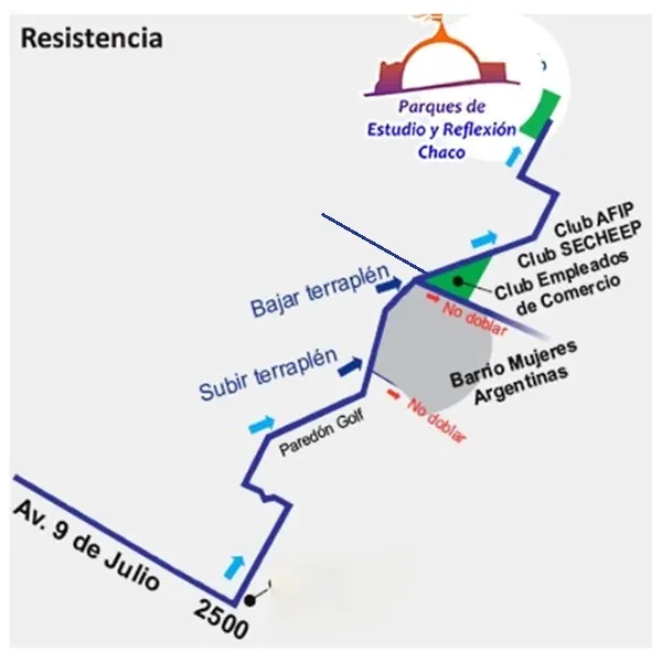 como llegar a parque chaco